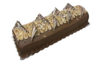 Order Caramel Log Cake food online from Confection Collection store, Howell Township on bringmethat.com