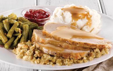Order Butterball Turkey and Dressing food online from Perkins Restaurant & Bakery store, Wheeling on bringmethat.com