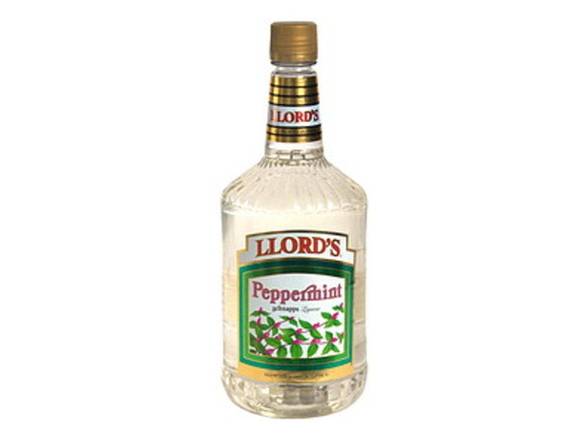 Order Llord's Peppermint Schnapps - 1L Bottle food online from Josh Wines & Liquors Inc store, New York on bringmethat.com