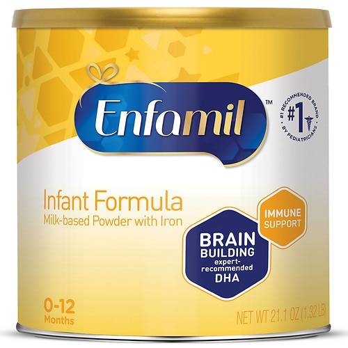 Order Enfamil Infant Formula - Milk-based Baby Formula with Iron & DHA Makes 151 Ounces - 21.1 oz food online from Walgreens store, North Huntingdon on bringmethat.com