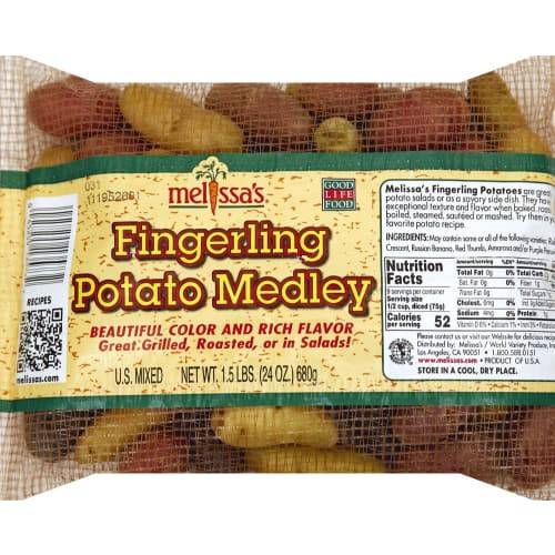 Order Melissa's · Fingerling Potato Medley (1.5 lbs) food online from Shaw's store, Colchester on bringmethat.com