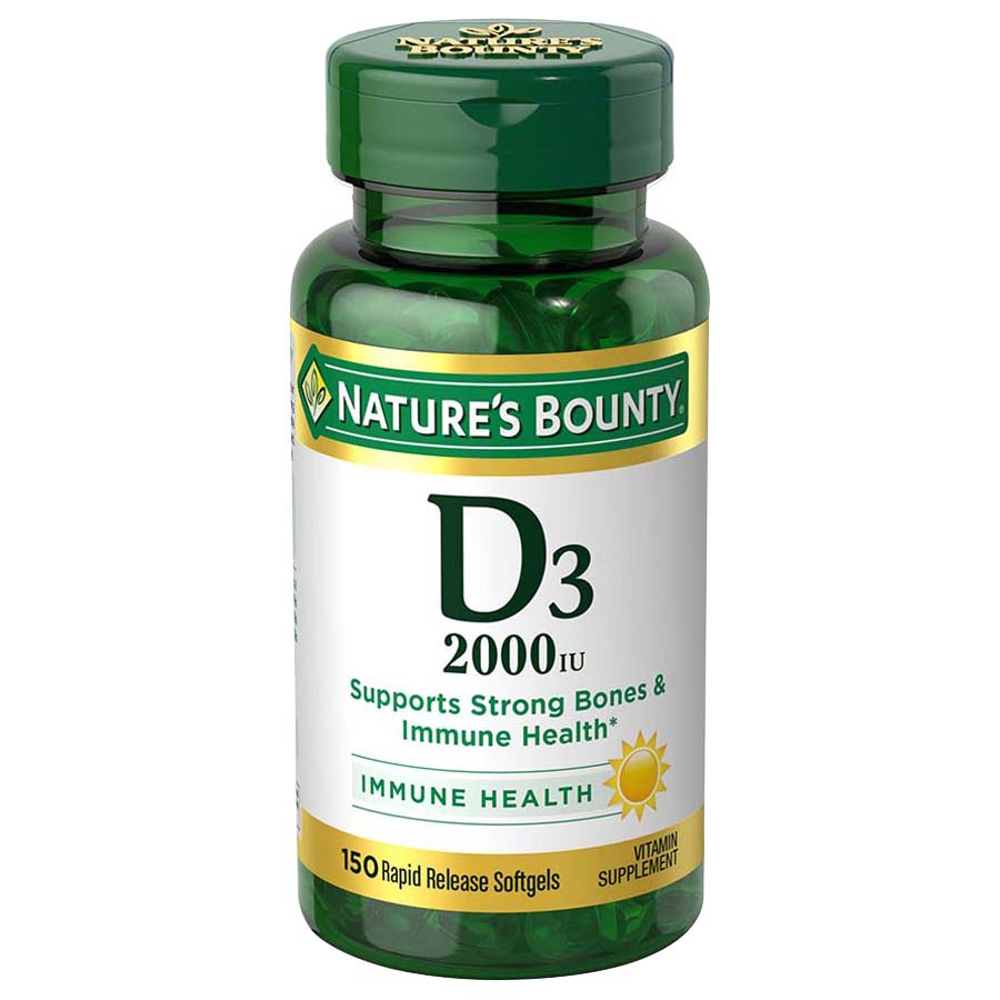 Order Nature's Bounty Vitamin D3 Softgels - 50mcg, 150 ct food online from Rite Aid store, Antelope on bringmethat.com