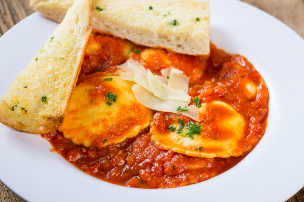 Order Four Cheese Blend Ravioli food online from Rosati's Pizza store, Westmont on bringmethat.com