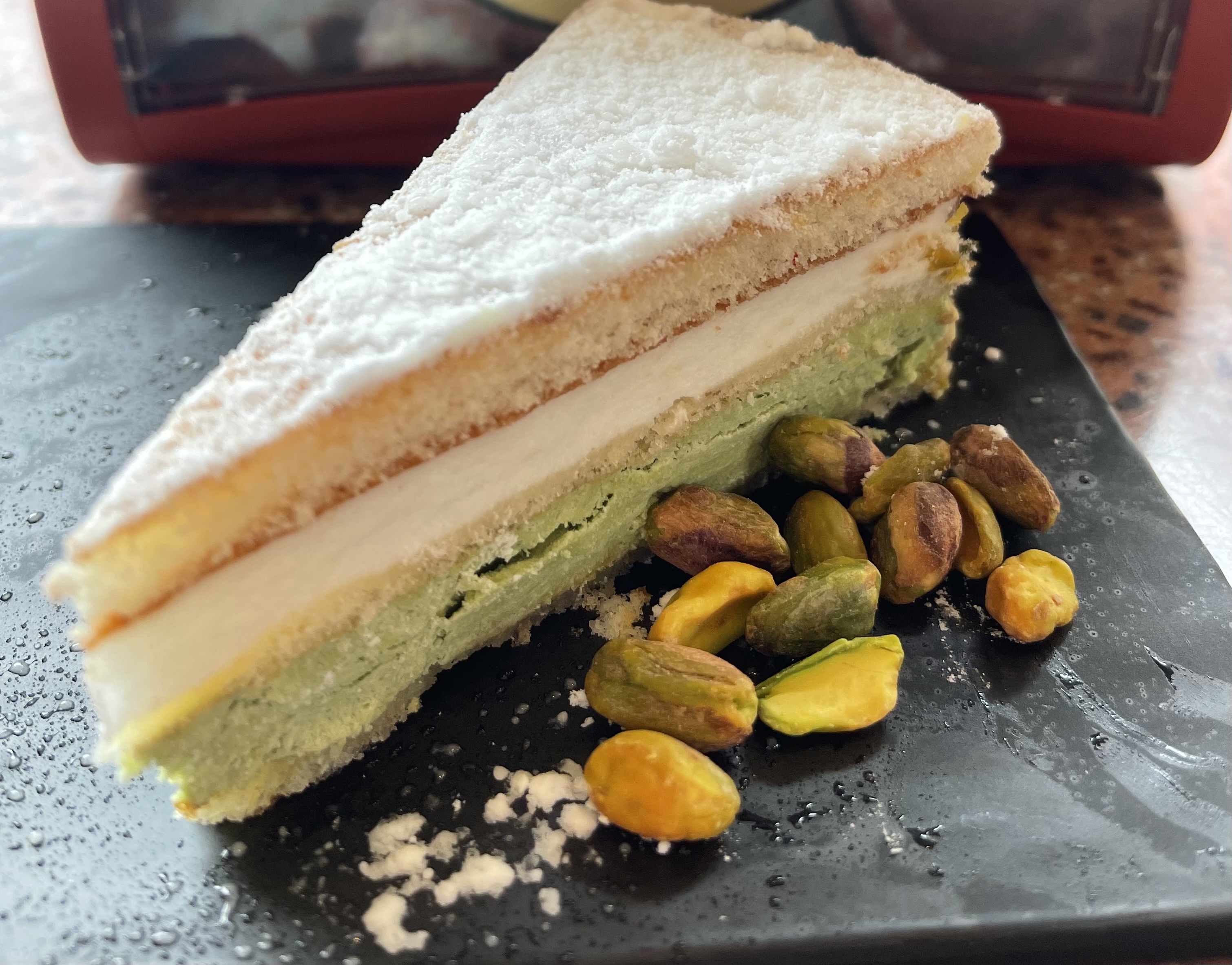 Order Ricotta & Pistachio Cake food online from Two Cousins Pizza and Italian Restaurant store, Lancaster on bringmethat.com