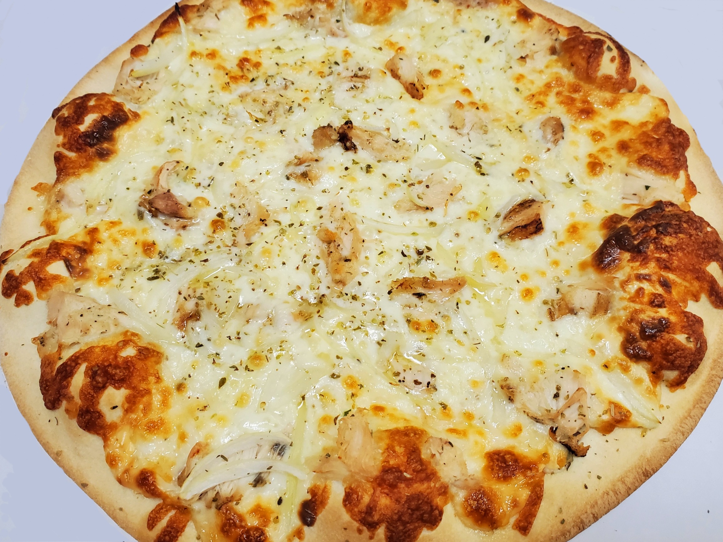Order BBQ Chicken Pizza food online from Penguino's Pizza store, Buffalo Grove on bringmethat.com