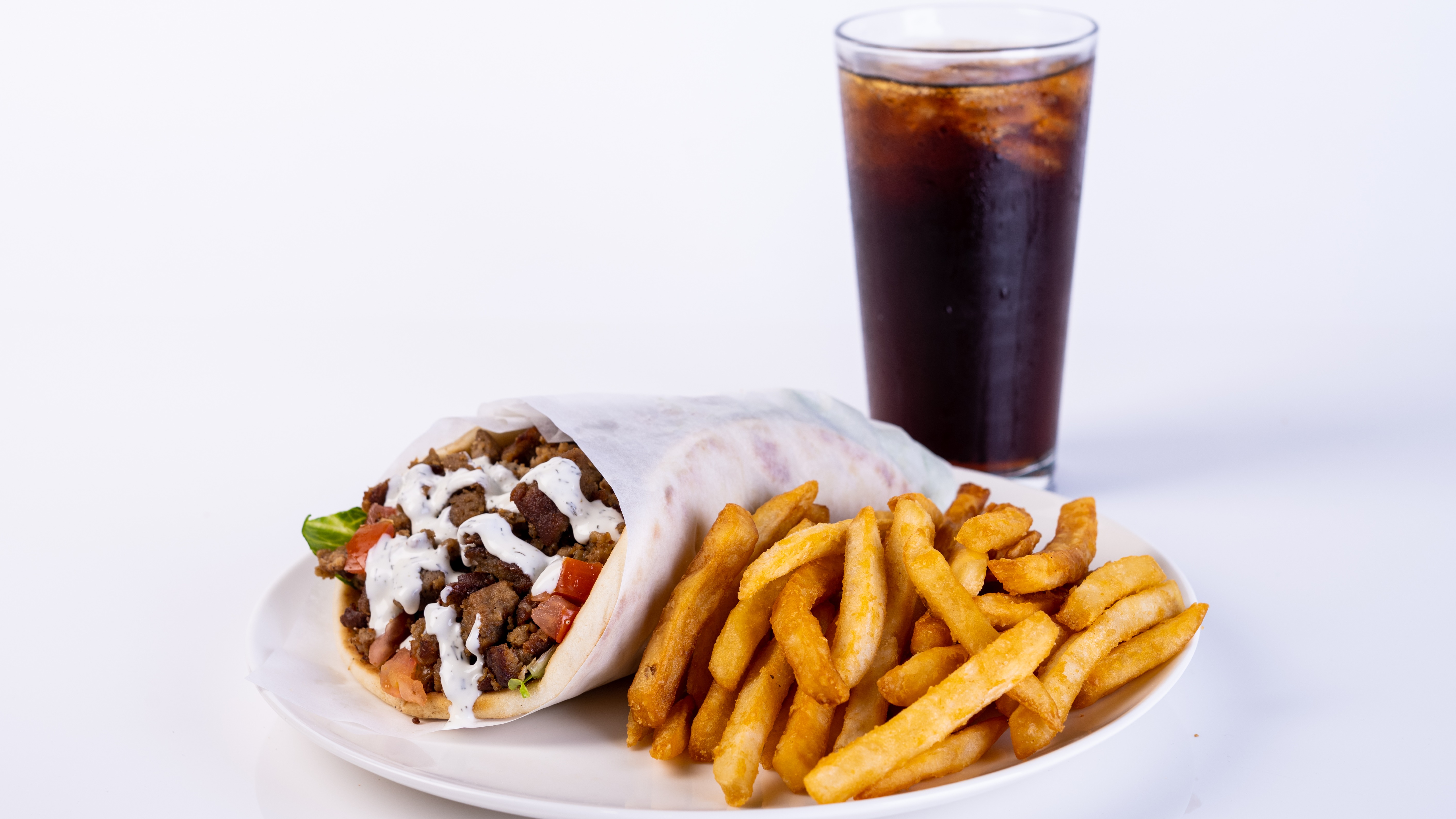 Order Lamb Gyro Combo food online from New York Chicken & Gyro store, Canoga Park on bringmethat.com