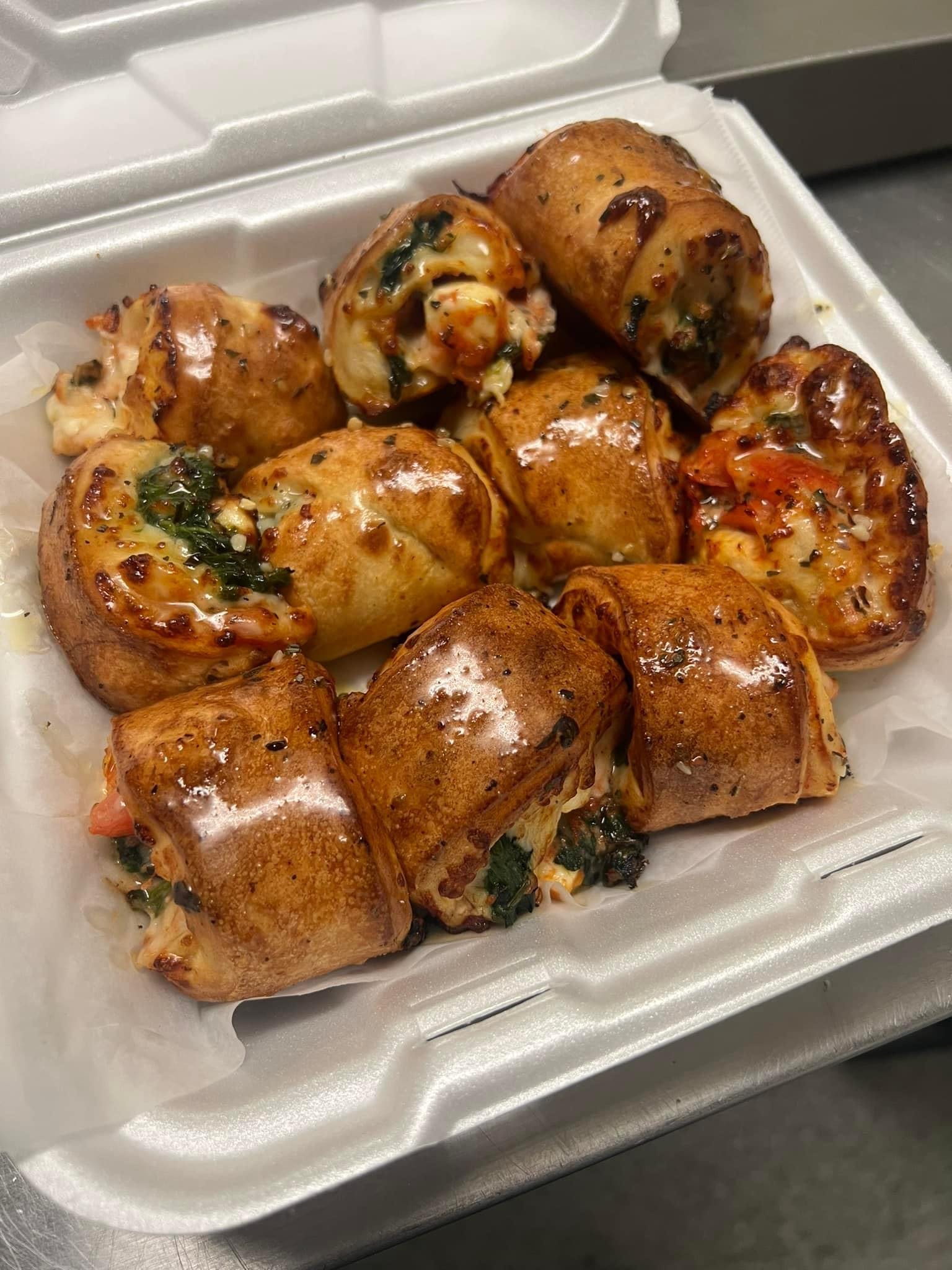 Order Greek garlic knots with cheese - Standard food online from Italiano Of Kingsport store, Kingsport on bringmethat.com
