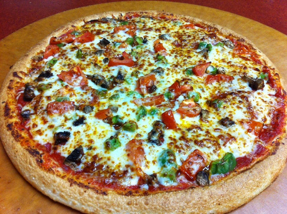 Order Veggie Lover Pizza - Medium food online from Pizza Palace store, Burien on bringmethat.com
