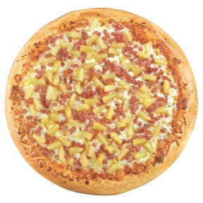 Order Hawaiian Pizza - Small 10'' (6 Slices) food online from Georgios Oven Fresh Pizza Co. store, Cleveland on bringmethat.com
