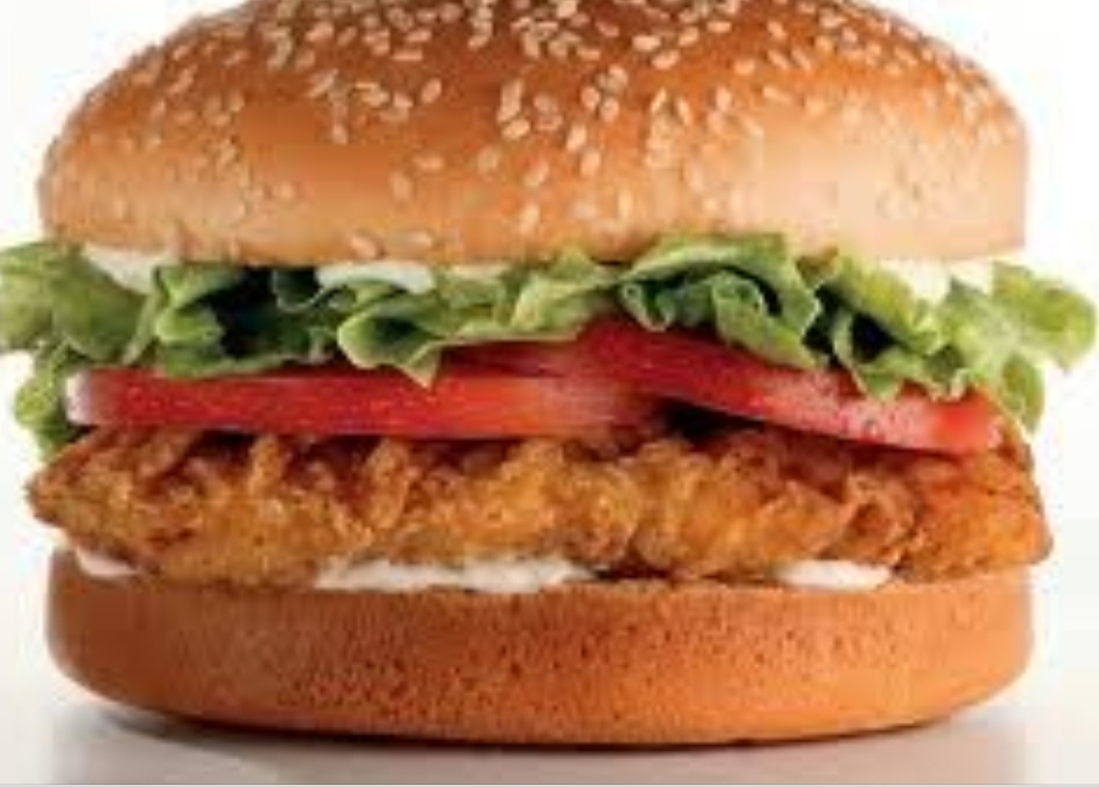 Order Chicken sandwich with gyro meat food online from New Star Gyros store, Chicago on bringmethat.com