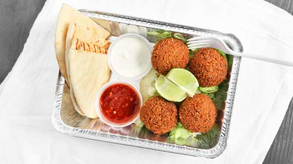 Order 26. Falafel food online from Ali Gyro Halal store, Austin on bringmethat.com