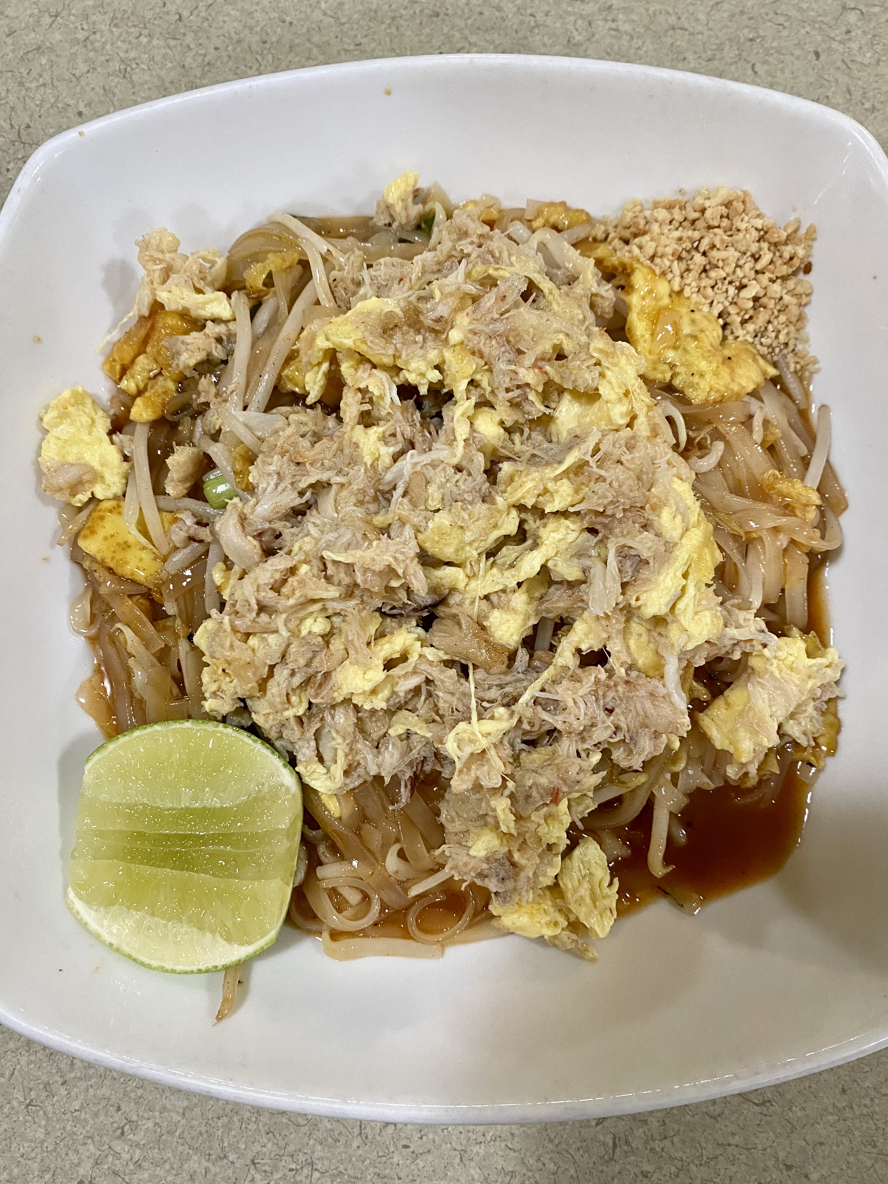 Order Pad Thai Crab Meat food online from Noodle N Thai store, Springfield on bringmethat.com