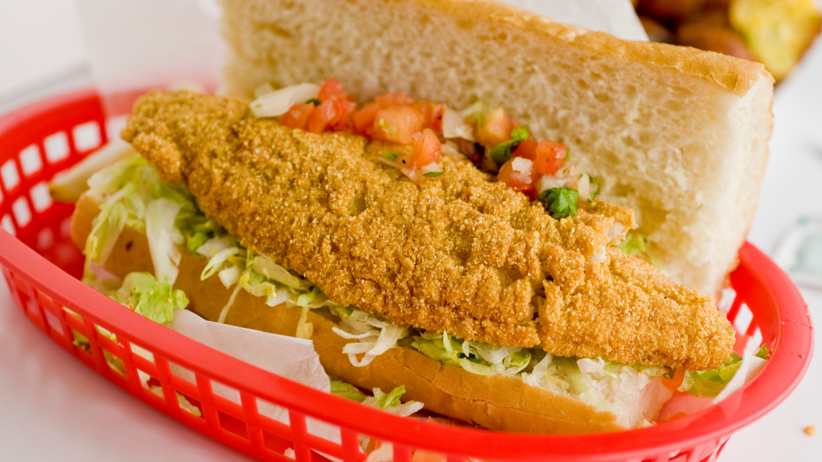 Order Swai (Catfish) Sandwich food online from Danny's Desserts store, Amityville on bringmethat.com