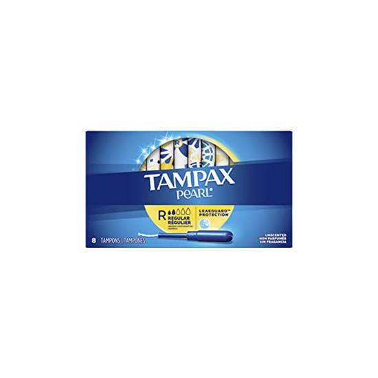 Order Tampax Pearl Plastic 8 CT food online from Chevron Extramile store, Tustin on bringmethat.com