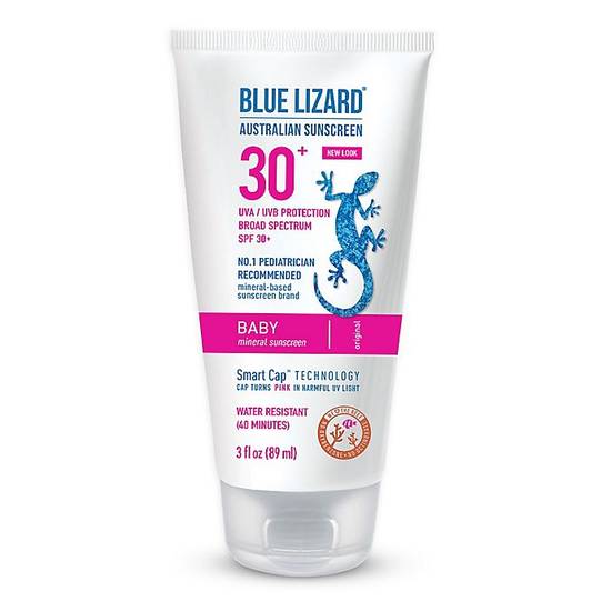 Order Blue Lizard® Baby 3 fl. oz. Australian Mineral Sunscreen SPF 30+ food online from Bed Bath & Beyond store, Sandy on bringmethat.com