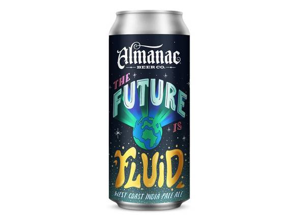 Order Almanac Future Is Fluid IPA - 4x 16oz Cans food online from Adam Liquor And Bottle Shop store, Redondo Beach on bringmethat.com