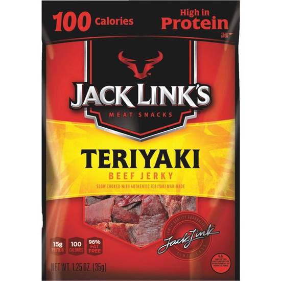 Order Jack Link`s Teriyaki Beef Jerky food online from Exxon Food Mart store, Port Huron on bringmethat.com