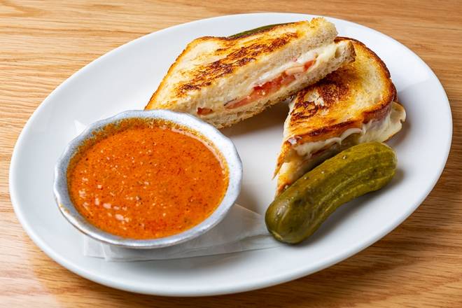 Order Grilled 3 Cheese w/ Tomatoes #6 food online from Katz's Deli and Bar store, Houston on bringmethat.com