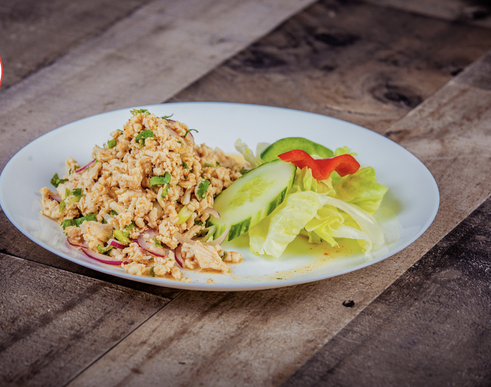 Order Chicken Larb Salad food online from Clifton thai restaurant store, Clifton on bringmethat.com
