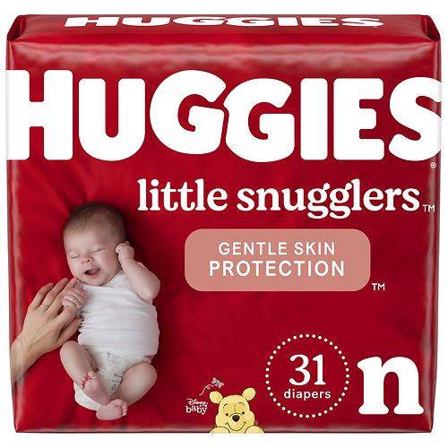 Order Huggies Little Snugglers Baby Diapers Size Newborn - 31.0 ea food online from Walgreens store, Columbus on bringmethat.com