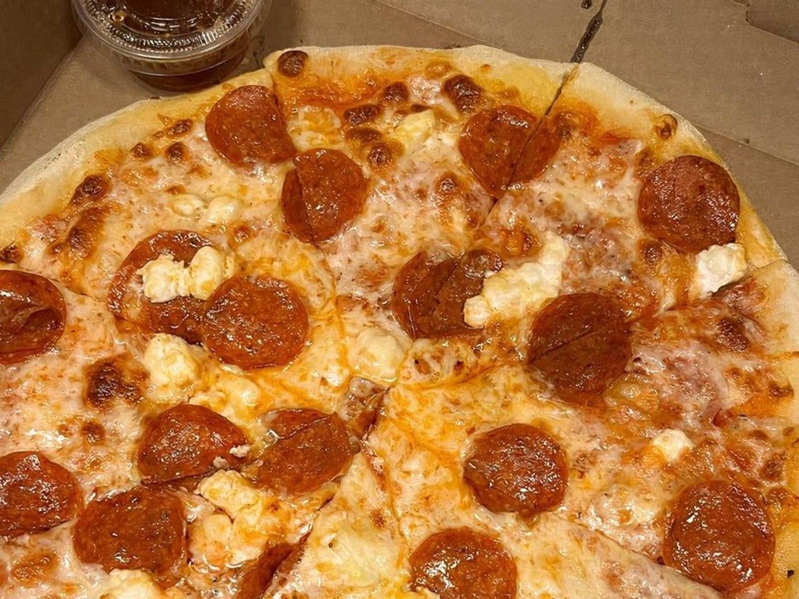 Order Hot Honey, Goat Cheese, & Roni food online from Lisa's Family Pizzeria - Wakefield store, Melrose on bringmethat.com
