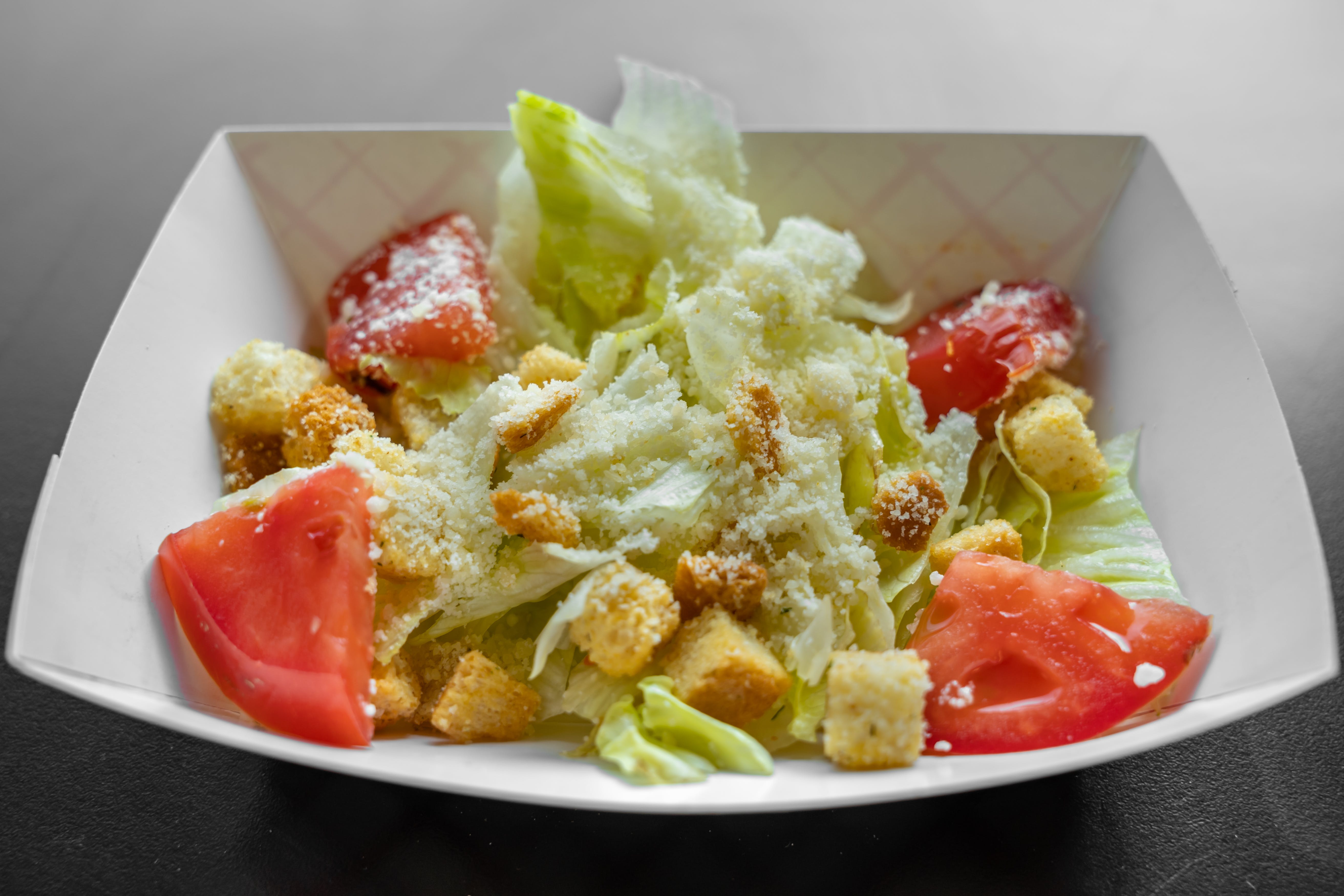 Order Caesar Salad - Salad food online from Linda's Pizza store, Bronx on bringmethat.com