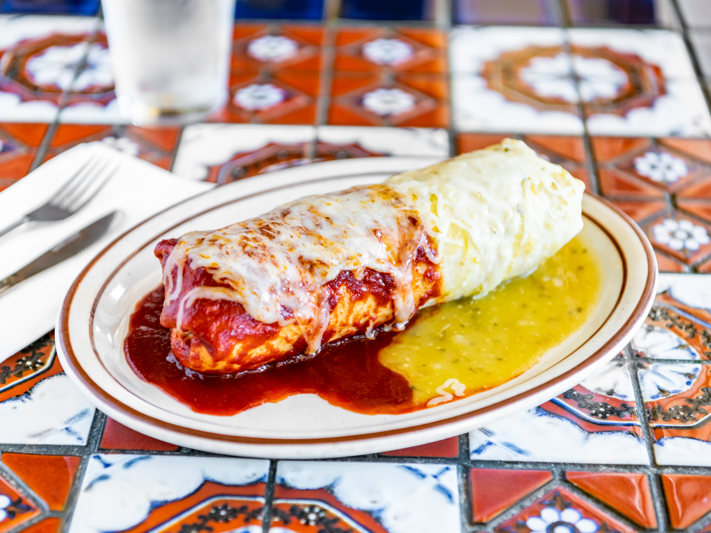 Order Wet Burrito food online from Maguey Mexican Restaurant store, Alamo on bringmethat.com
