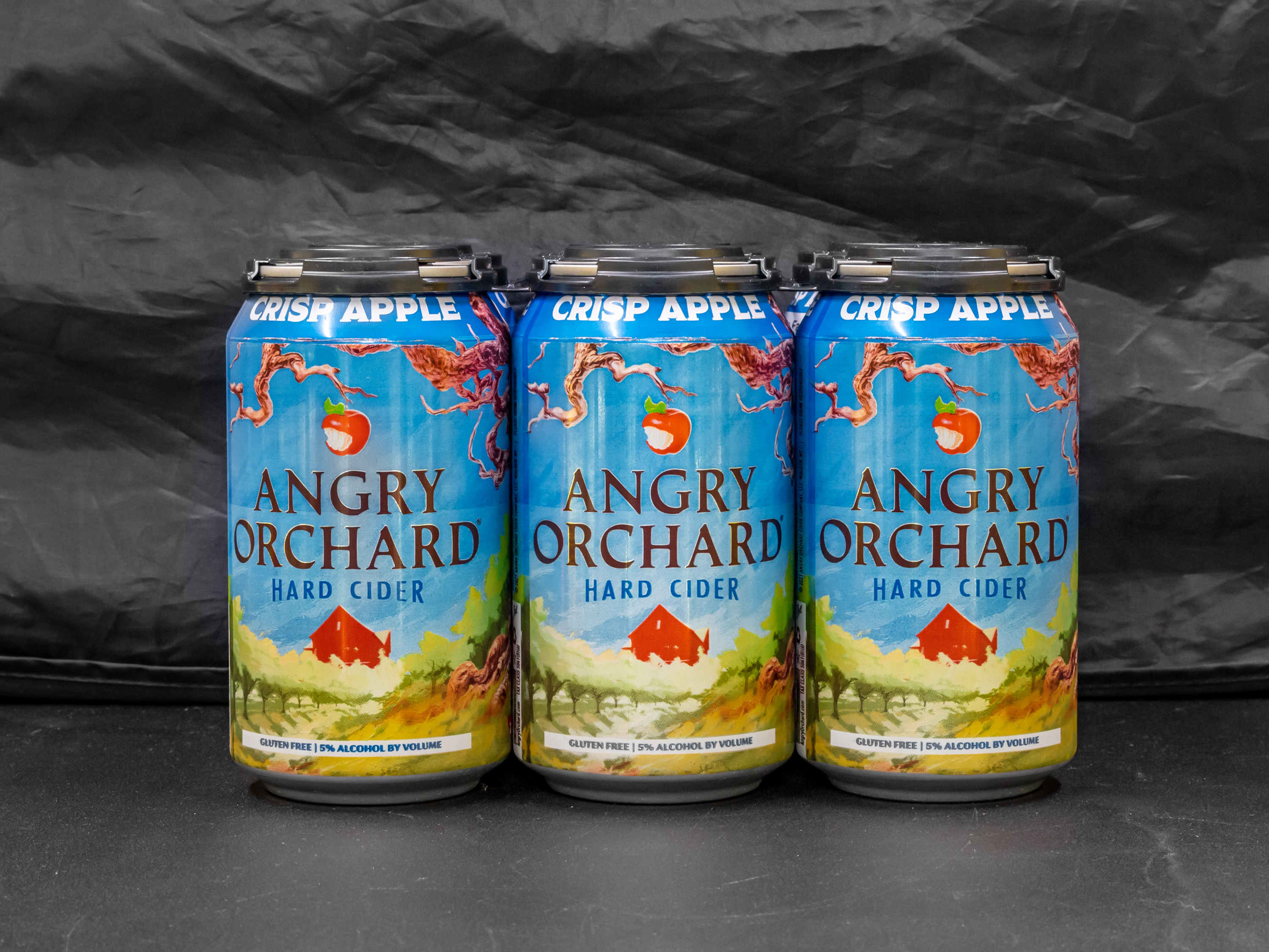Order Angry orchard hard cider crisp apple,6pk-12oz can(5.0%Abv) food online from Gold Crown Liquors store, Chicago on bringmethat.com