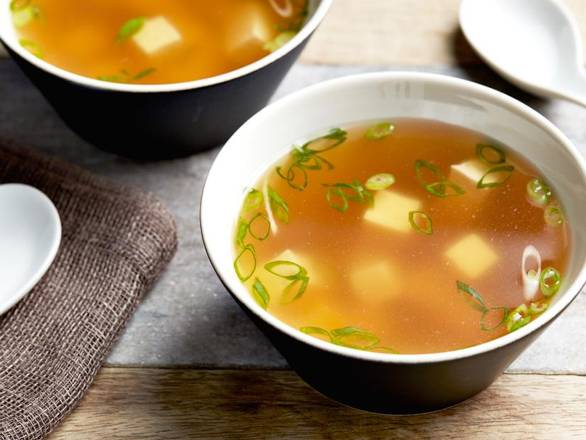 Order Miso Soup food online from Kickys Pan-Asian Restaurant store, Aberdeen on bringmethat.com