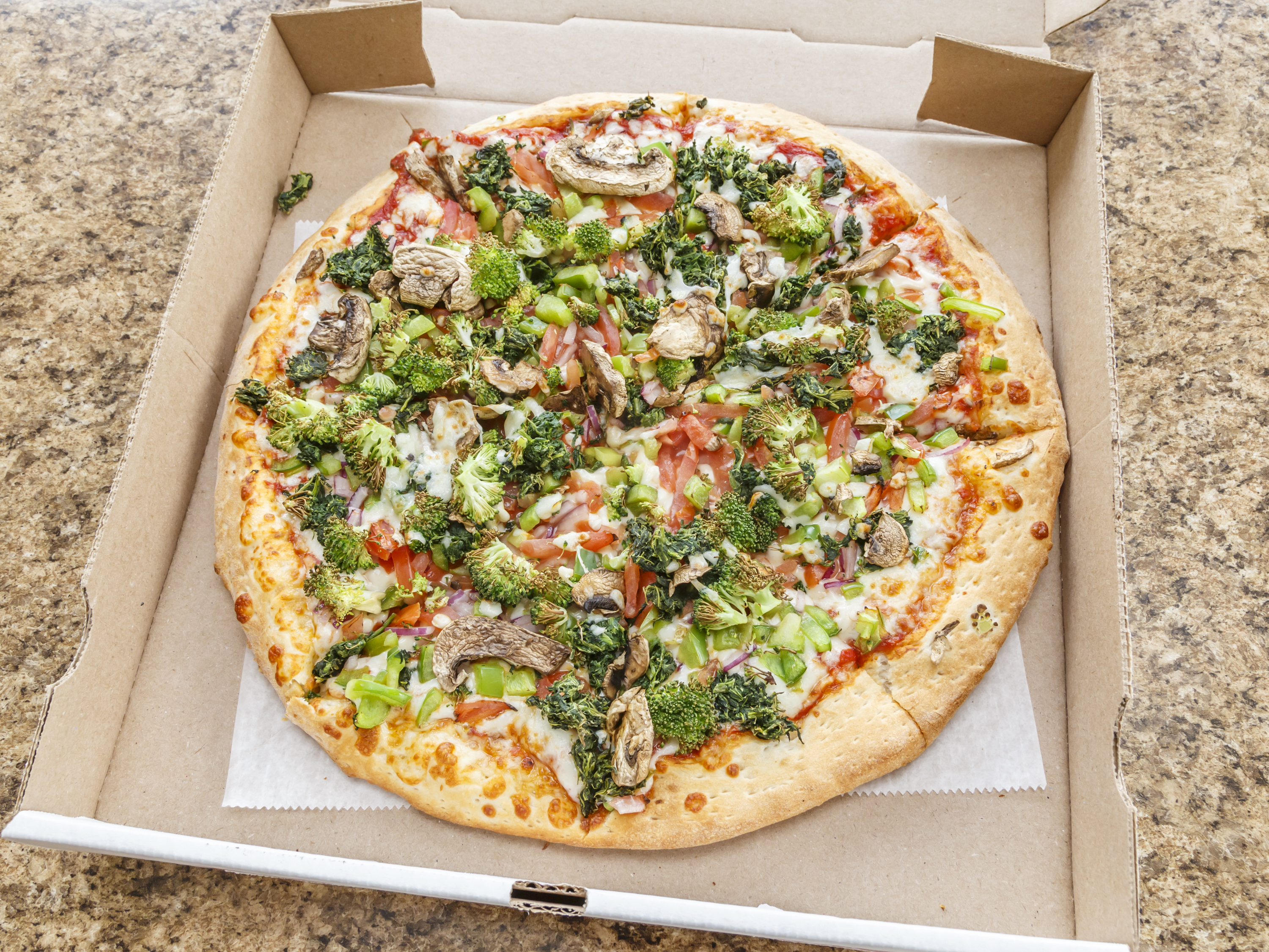 Order Vegetable Pizza food online from Pizza Palermo store, Crafton on bringmethat.com