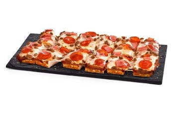 Order Meat Eater Pan Pizza - Pizza food online from Pizza Hut store, Austin on bringmethat.com