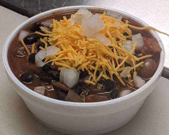 Order Cup 3 Bean Chili - Vegan food online from The 4th Avenue Delicatessen store, Tucson on bringmethat.com