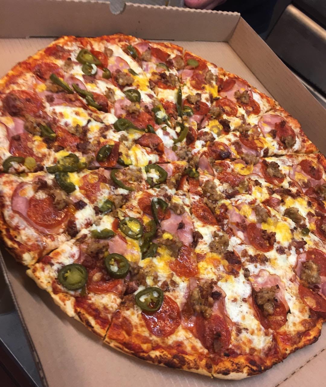 Order Meat Lover's Pizza - Large 14'' food online from Pizza Depot store, Sacramento on bringmethat.com