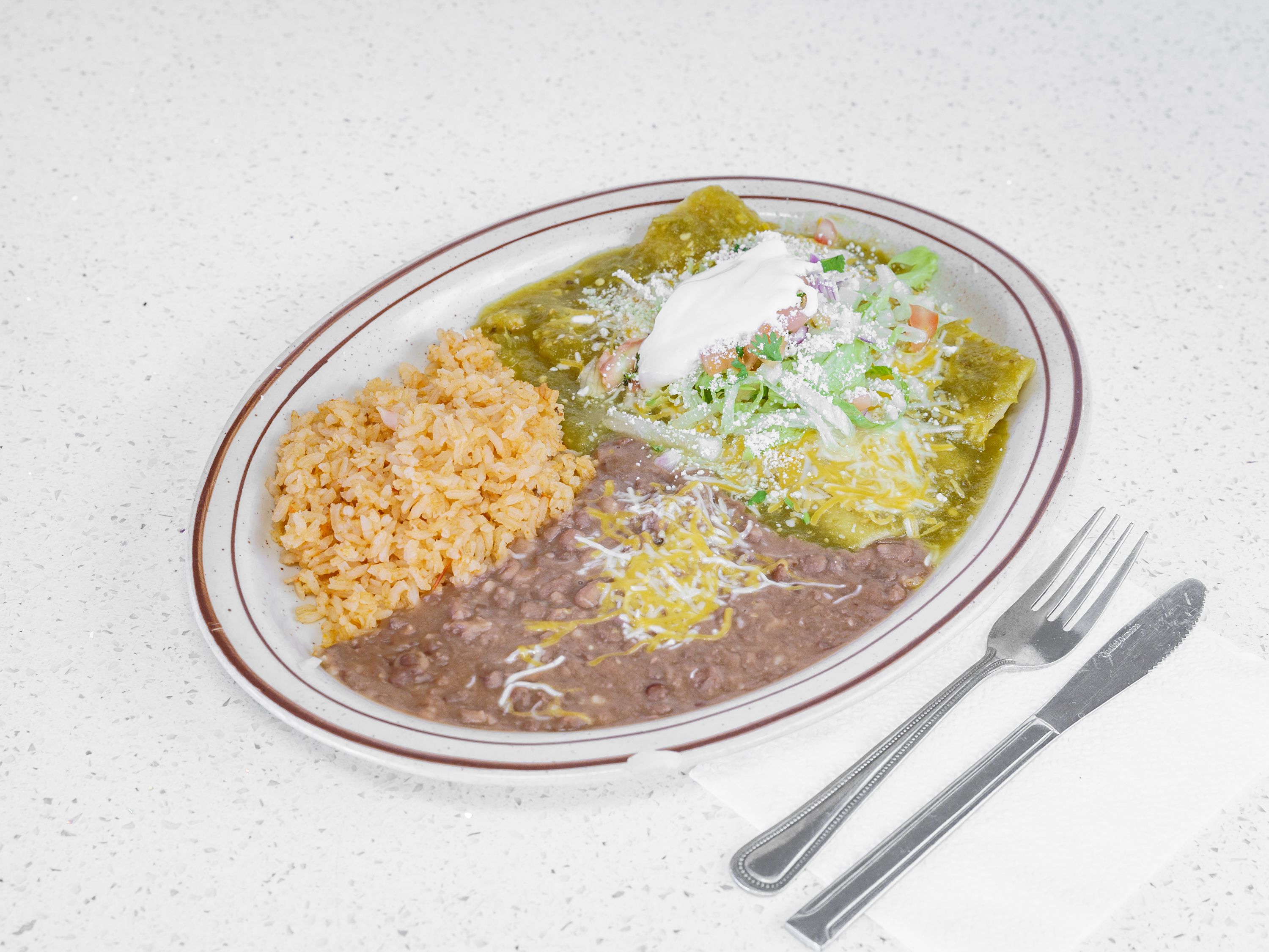 Order Two Enchiladas  food online from Pacific Tacos store, Long Beach on bringmethat.com