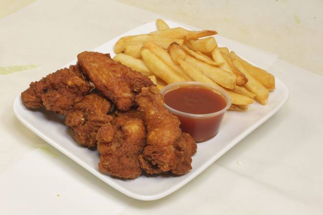Order Chicken Wing Combo Meal (Six Pieces) food online from Koko Mediterranean Grille store, Chicago on bringmethat.com
