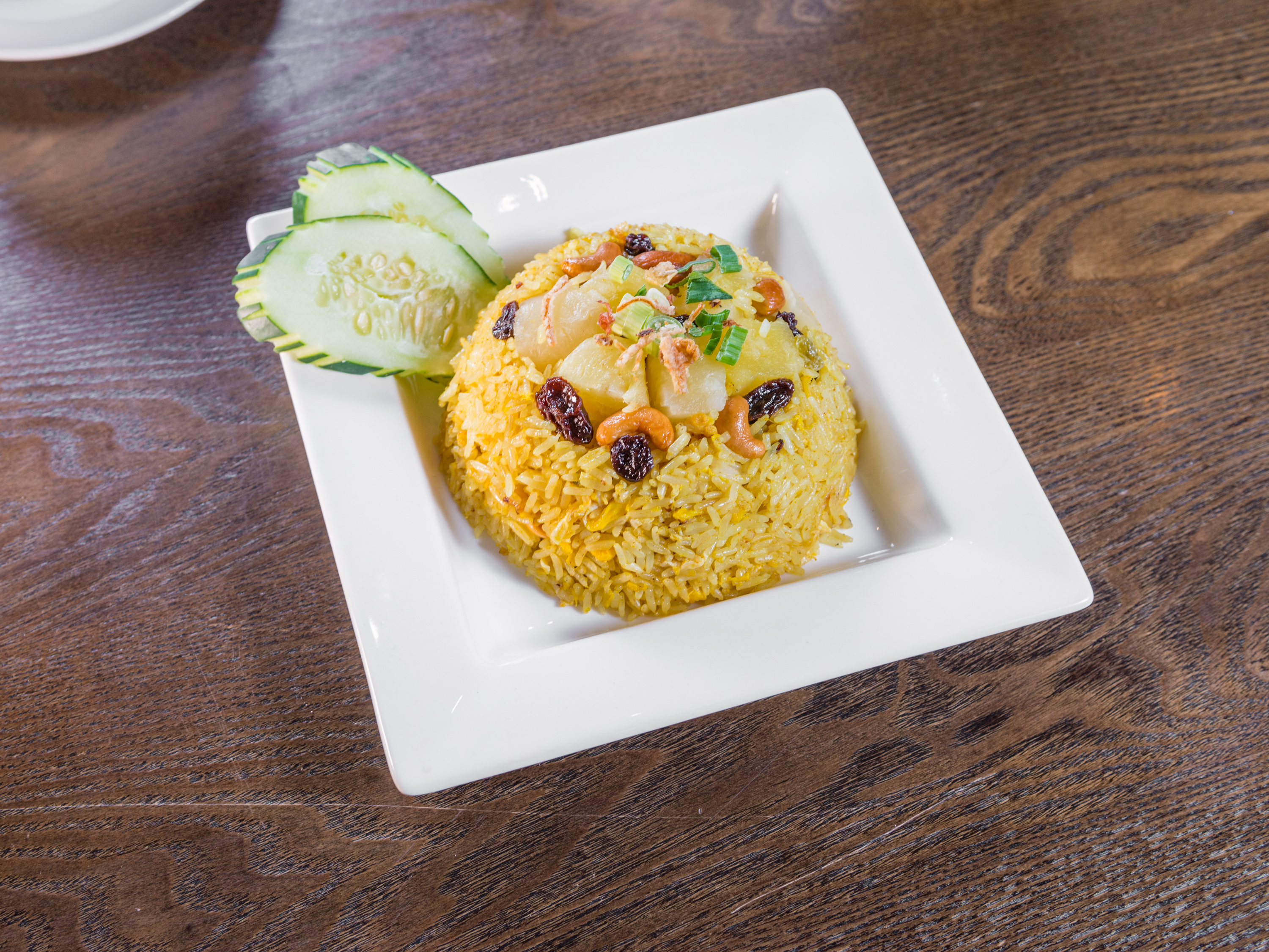 Order Pineapple Fried Rice food online from Golden Triangle Asian Cuisine store, Ephrata on bringmethat.com