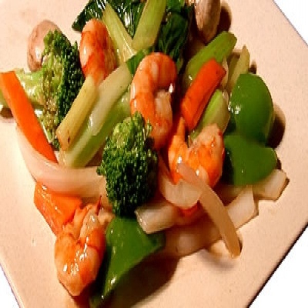 Order 88. Shrimp with Mixed Vegetables food online from High Thai store, Brooklyn on bringmethat.com