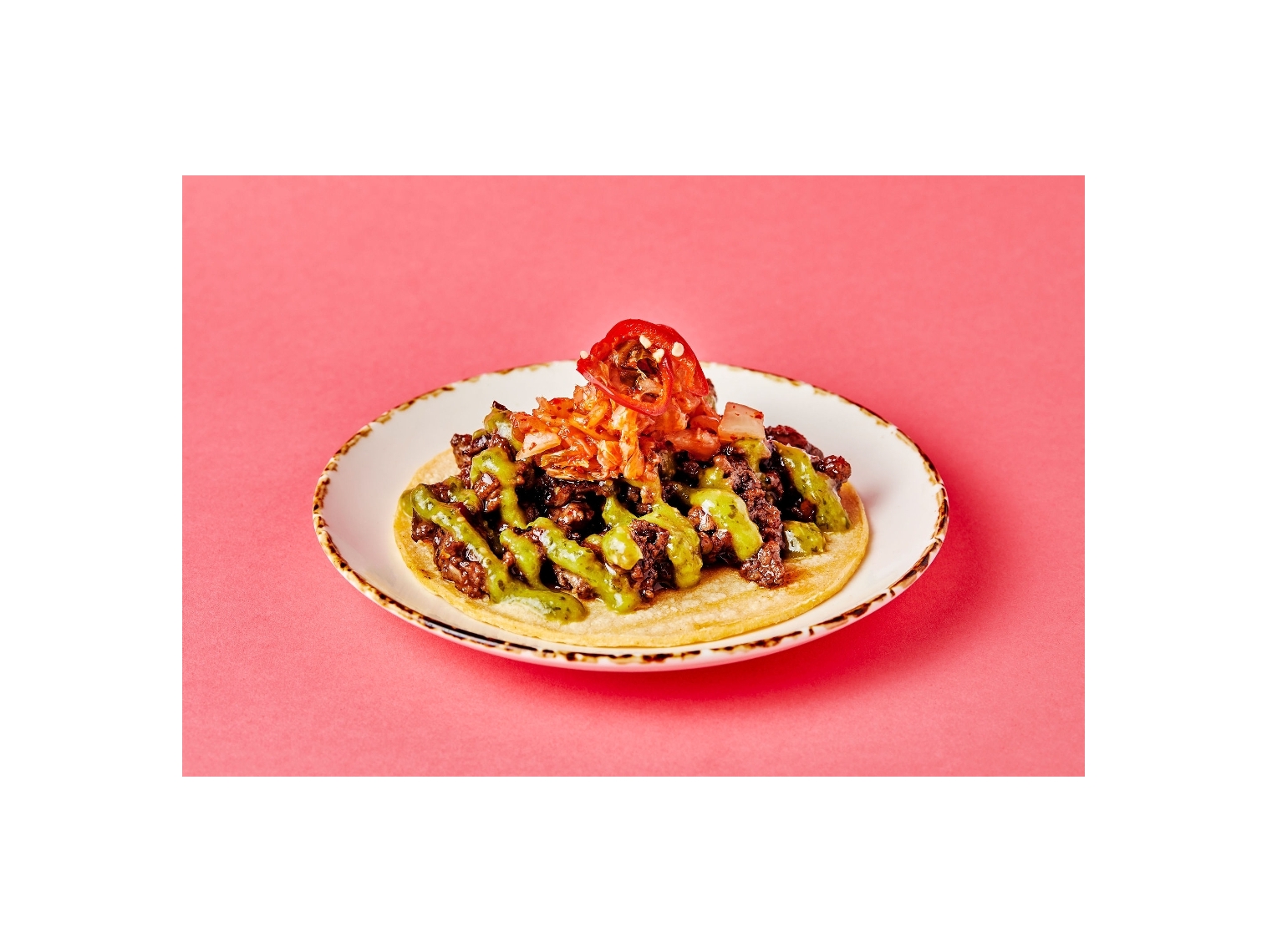 Order Korean BBQ Taco food online from Tacos Tu Madre store, Los Angeles on bringmethat.com