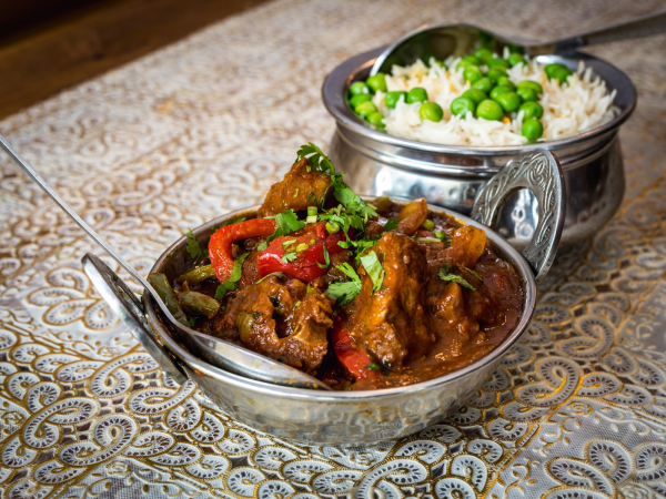 Order Goat Bhuna food online from Mughlai Indian Cuisine store, New York on bringmethat.com
