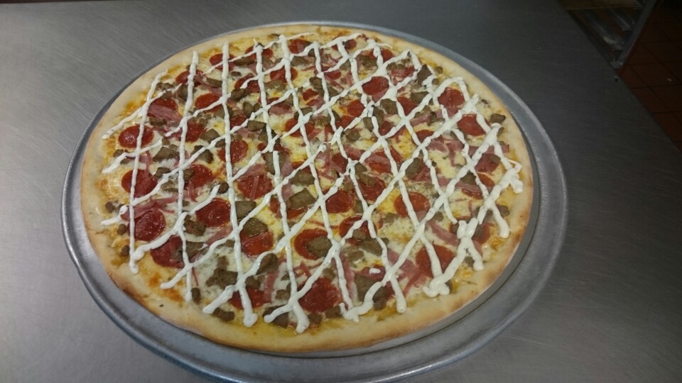 Order Meat Lover with Ranch Pizza food online from Madison's Pizza store, Albany on bringmethat.com