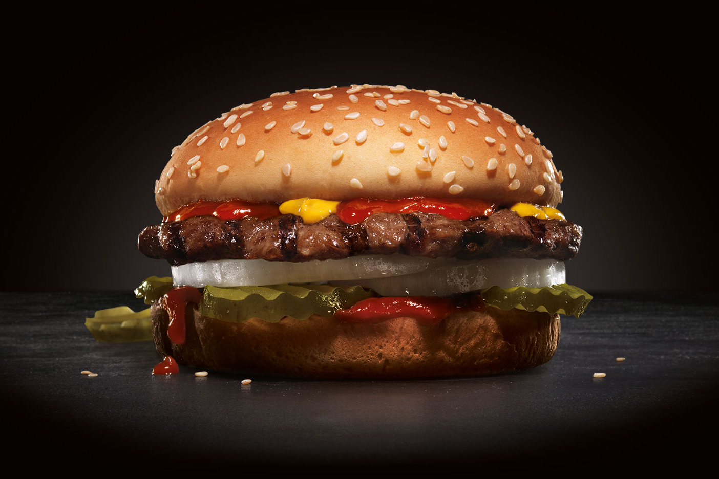 Order Big Hamburger food online from Carl Jr store, Scotts Valley on bringmethat.com