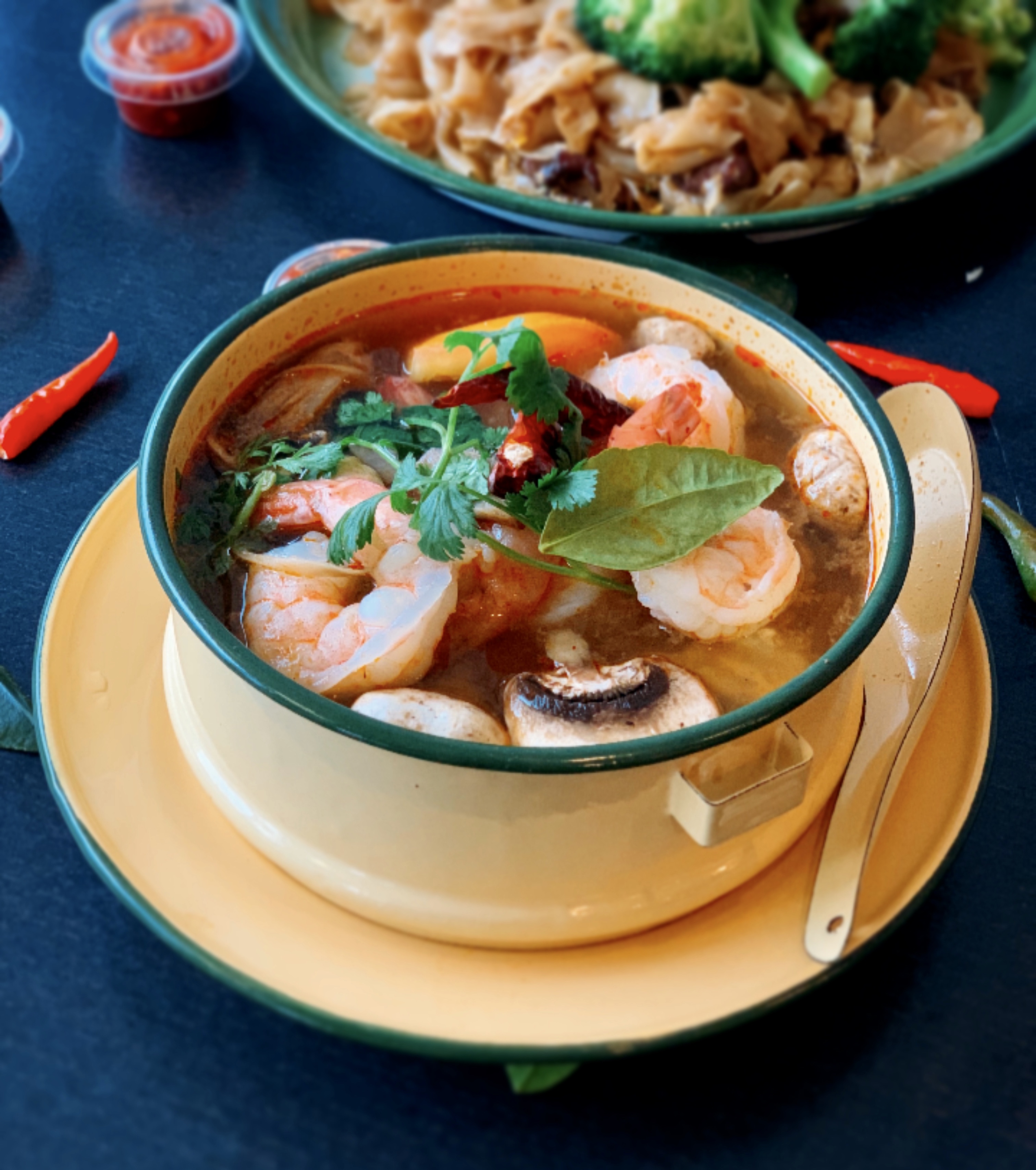 Order Tom Yum Soup food online from Fresh Thai store, Pasadena on bringmethat.com