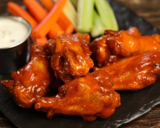 Order Classic Buffalo - 8 Wings food online from Firebelly Wings store, Morris Plains on bringmethat.com
