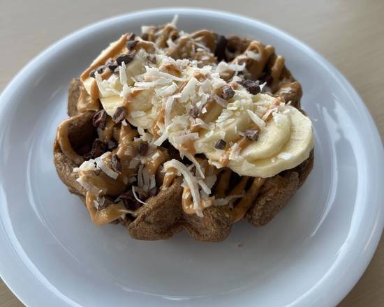 Order Peanut Butter Banana Unwaffle  food online from The Well Juicery store, Bozeman on bringmethat.com