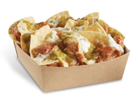 Order 3 Layer Queso Nachos food online from Del Taco store, Temecula on bringmethat.com