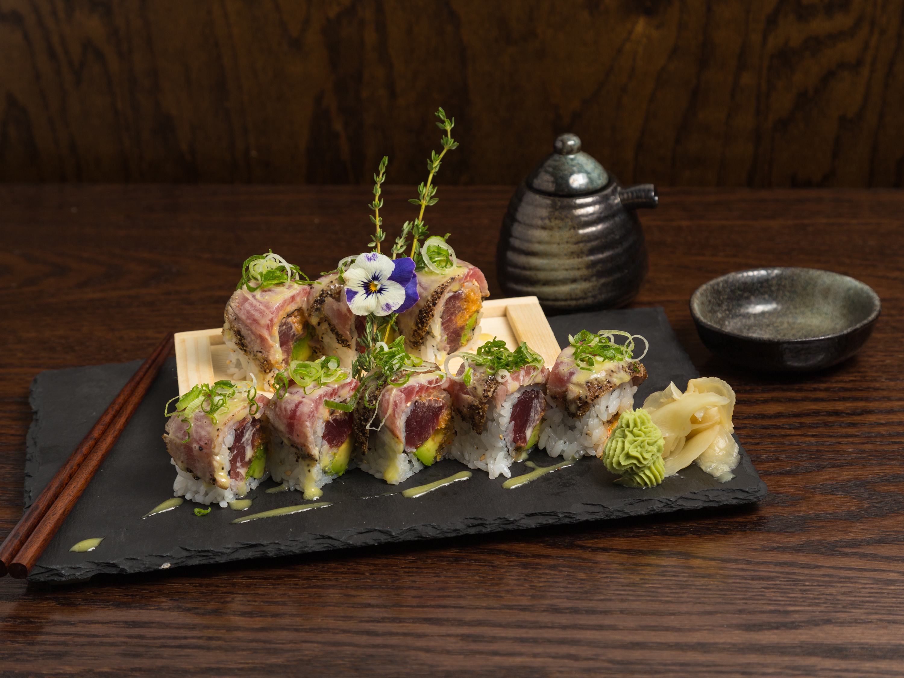 Order Crazy Tuna Roll food online from Hakata Ramen & Sushi Bar store, Waltham on bringmethat.com