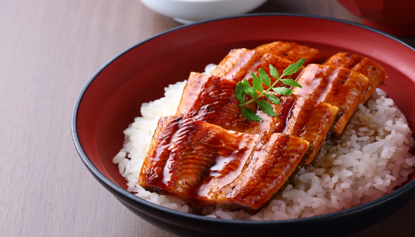 Order Eel over rice + Miso food online from Miyabi Sushi store, Gardena on bringmethat.com