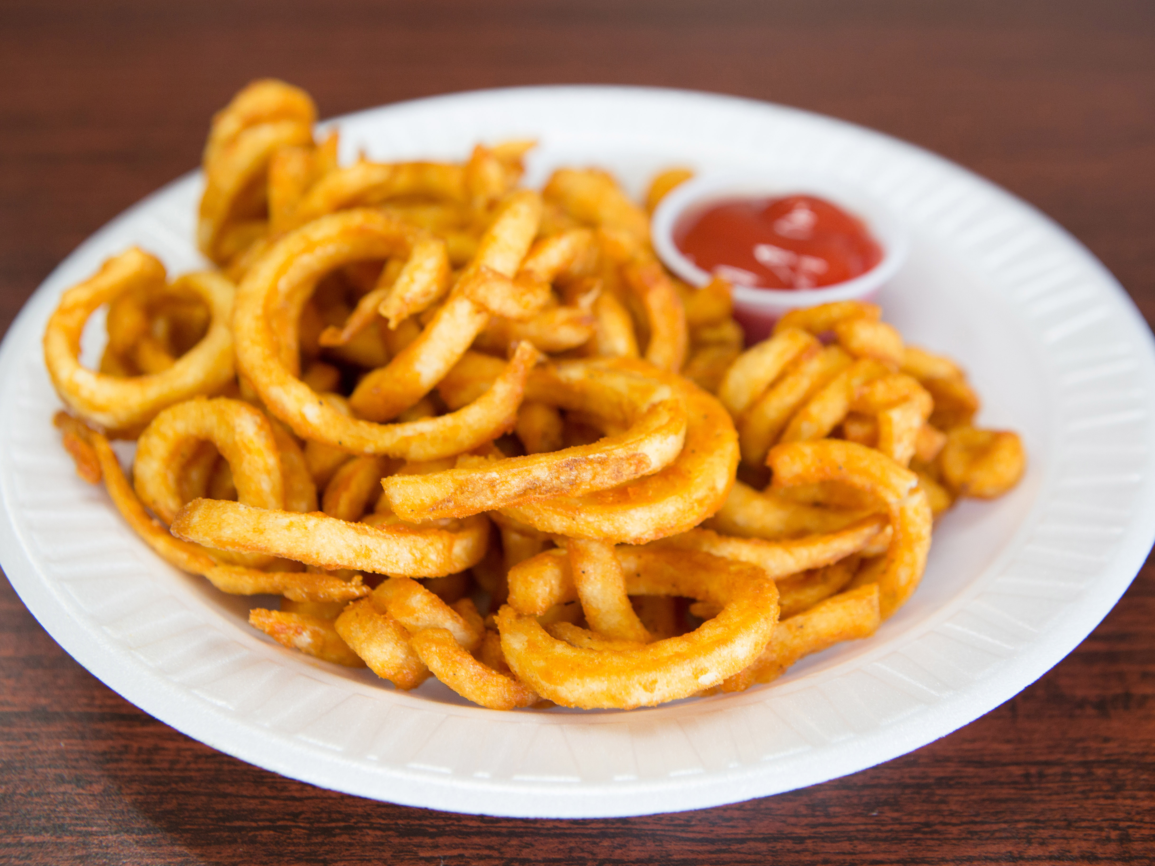 Order Curly Fries food online from Chef's Dog House store, Newington on bringmethat.com