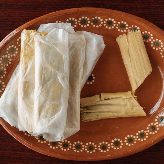 Order 2 Home Made Tamales food online from Matachines Authentic Mexican Food store, Edmond on bringmethat.com