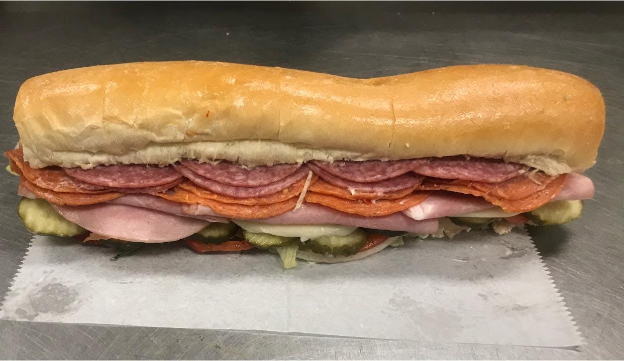Order Italian Mixed Sub - 12" food online from American Pie store, Rome on bringmethat.com